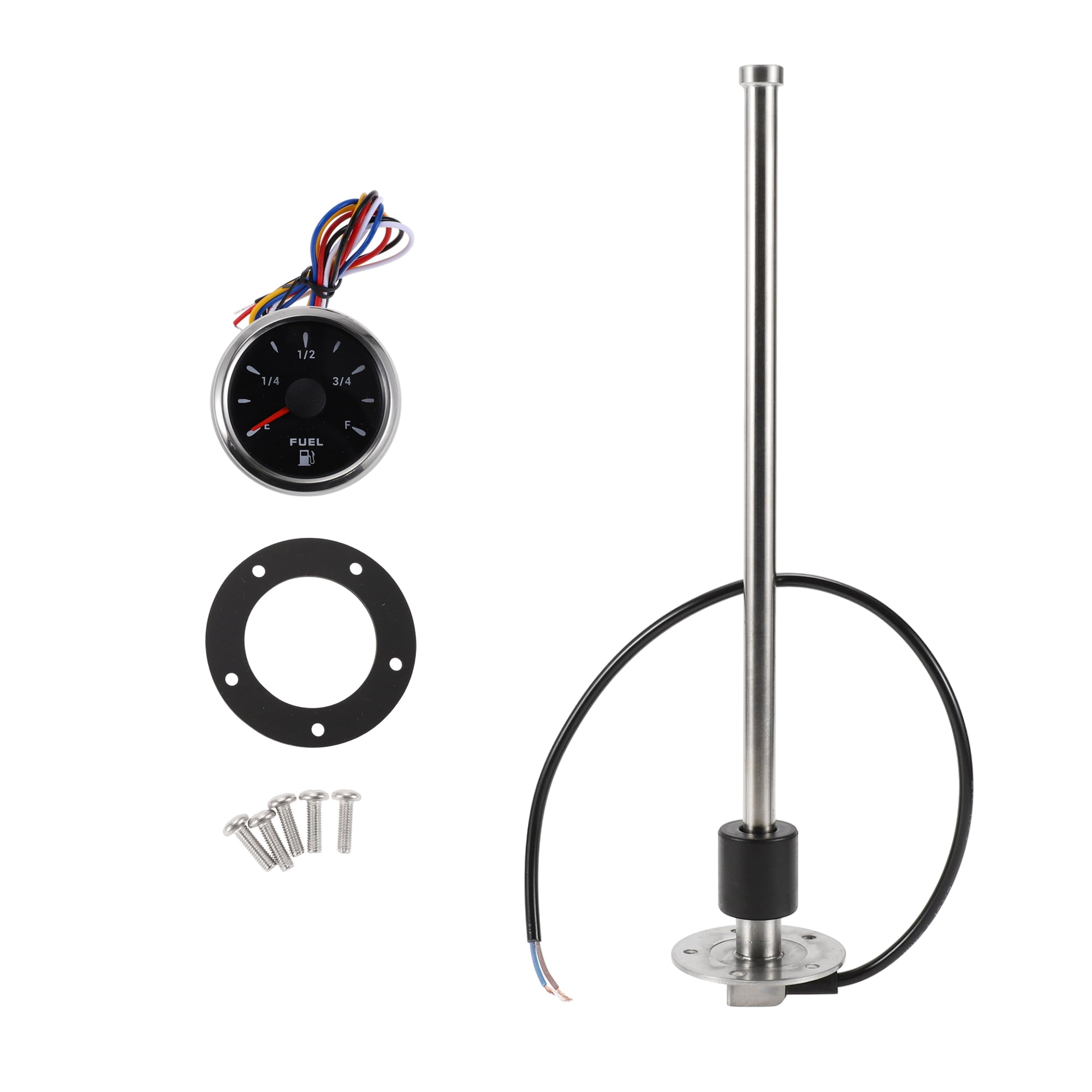 Unique Bargains 1 Set Fuel Sending Unit and Gauge Kit Boat Fuel Sending ...