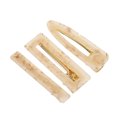 thumbnail image 1 of Unique Bargains 1 Set Hair Clip Pattern Texture Hair Clips Light Gold Tone, 1 of 5
