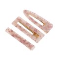thumbnail image 1 of Unique Bargains 1 Set Hair Clip Pattern Texture Hair Clips Pink, 1 of 5