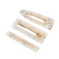 thumbnail image 1 of Unique Bargains 1 Set Hair Clip Pattern Texture Hair Clips White, 1 of 5