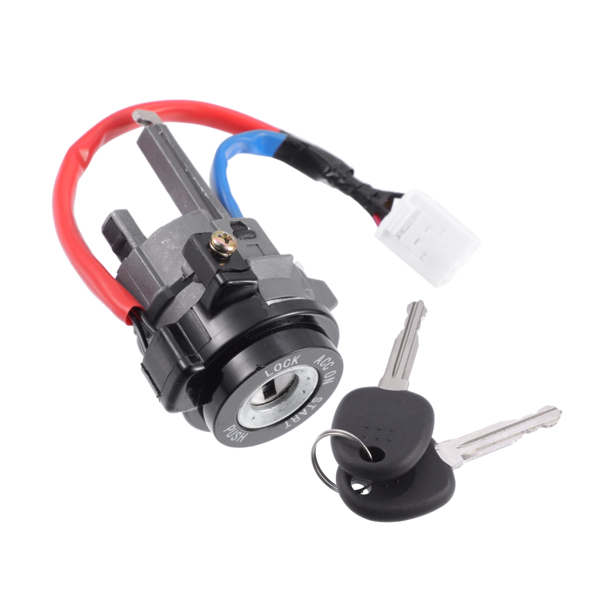 Unique Bargains 1 Set Ignition Switch Lock Cylinder with 2 Key Fit for