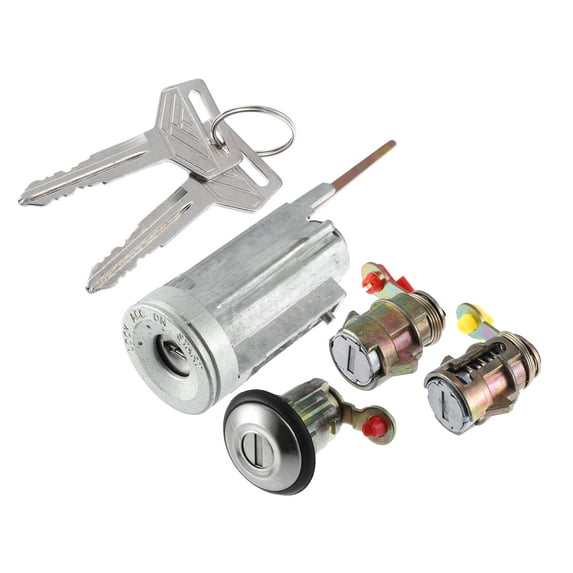 Unique Bargains 1 Set Ignition Switch Lock Cylinder with Key 69005-12740 6900512740 Replace for Toyota Corolla 1987-1992