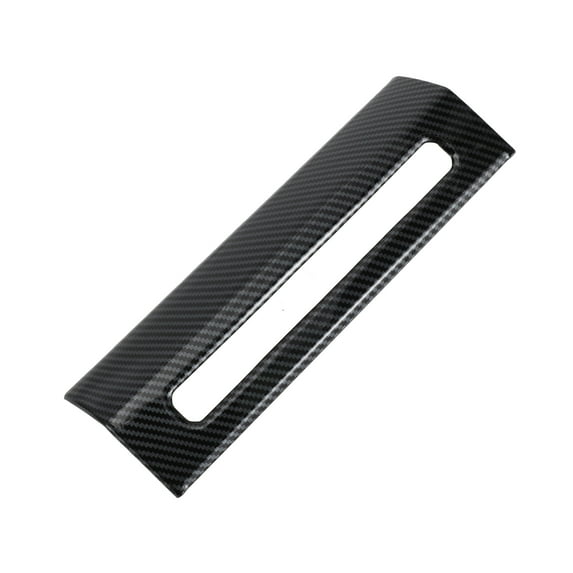 Unique Bargains 1 Set Interior Door Handle Cover Trims for Ford F-150 2015-2020 Inside Door Handle Cover Protector Carbon Fiber ABS Black
