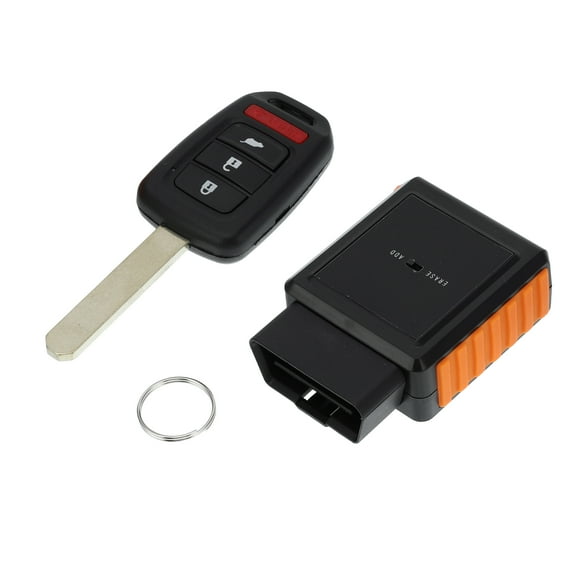 Unique Bargains 1 Set Key Programmer Tool with Keyless Remote Key Fob for Honda CR-V MLBHLIK6-1T 4 Button 313.8Mhz