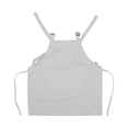 thumbnail image 1 of Unique Bargains 1 Set Kitchen Apron with Headband Cotton Apron for Cooking Baking Large Waterproof Aprons Gray, 1 of 6