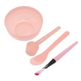 thumbnail image 1 of Unique Bargains 1 Set Lightweight Face Mask Mixing Bowl Set 4.92" Length Pink, 1 of 5
