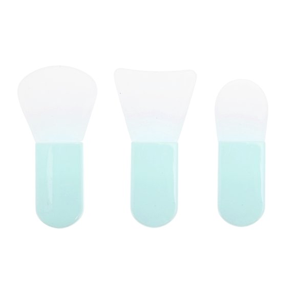 Unique Bargains 1 Set Lightweight Mini Facial Mask Brush Blue