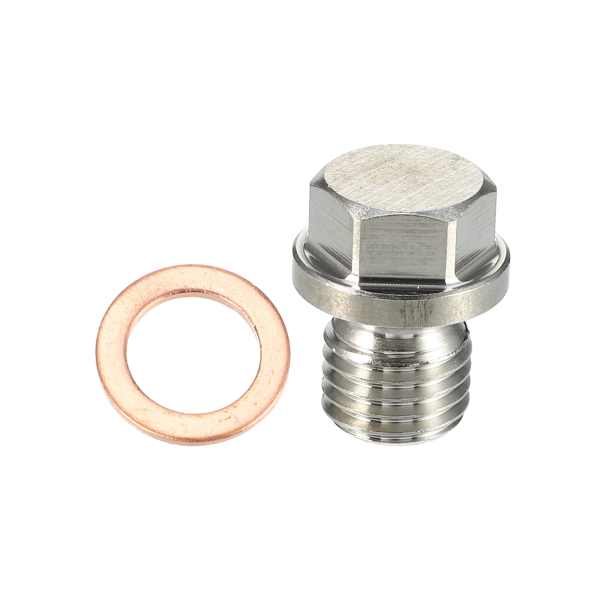 Unique Bargains 1 Set M12x1.5 Engine Oil Drain Plug with Washer 