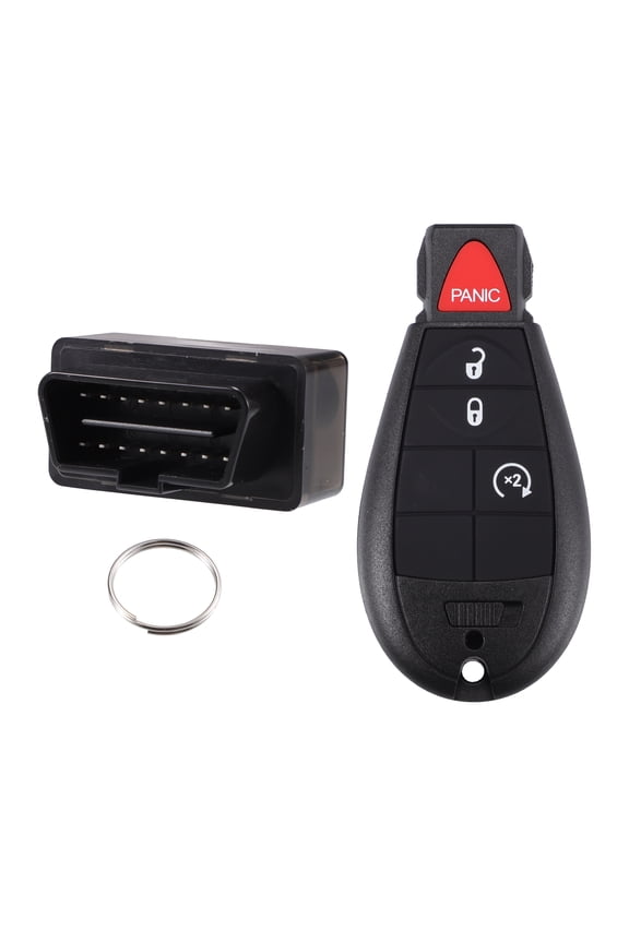 1 Set M3N5WY783X 433Mhz OBD2 Key Programmer Tool with Keyless Entry Remote Key Fob for Dodge Challenger