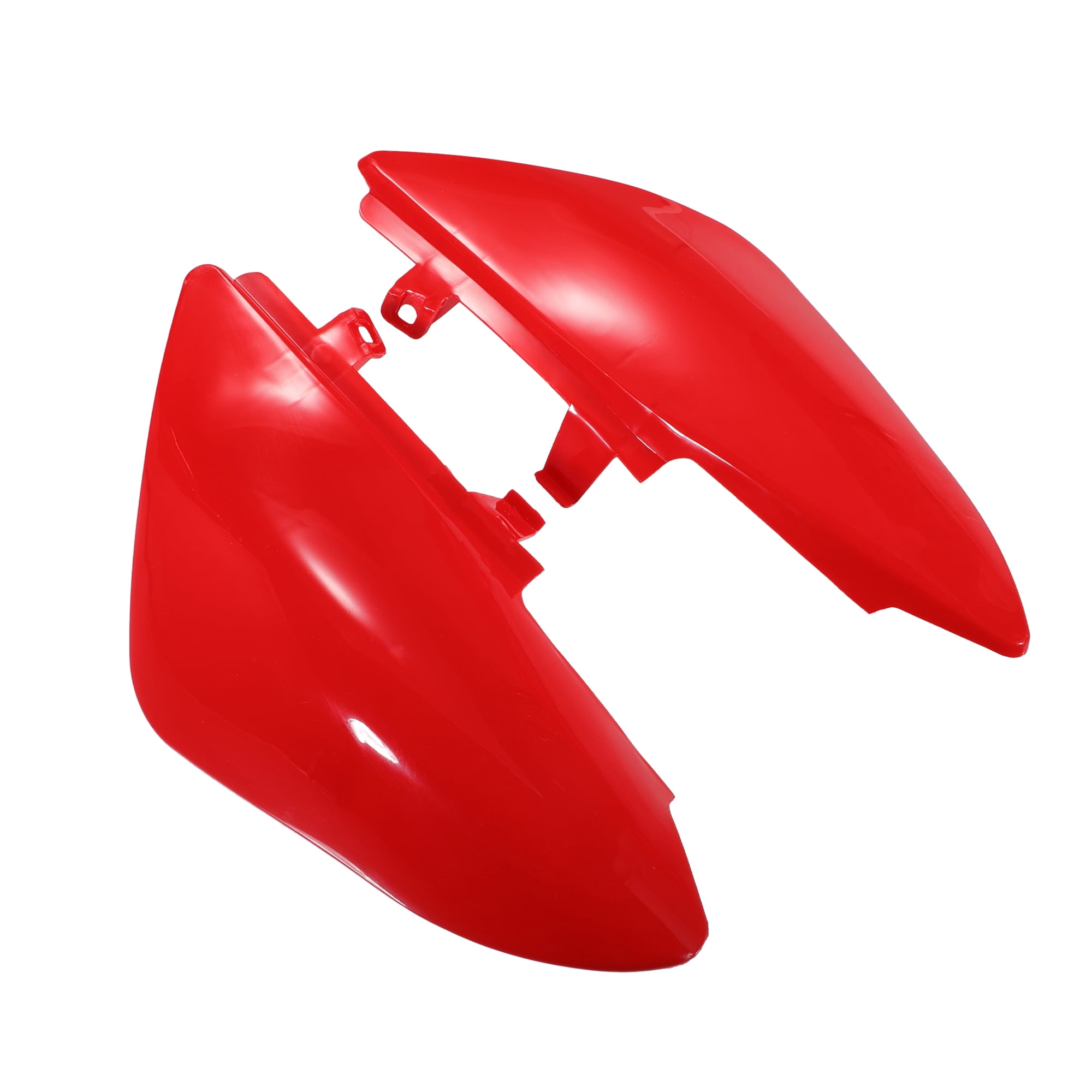 Unique Bargains 1 Set Motorcycle Twin Exhaust Muffler Guard Fender Red for Honda CRF50 XR50 50cc 70cc 110cc 125cc
