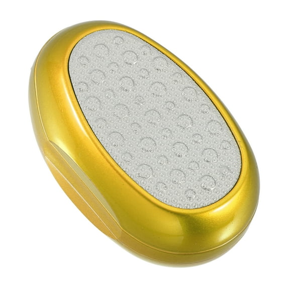 Unique Bargains 1 Set Multi Purpose 3 in 1 Foot Callus Remover Foot File Removes Dead Skin ABS Stainless Steel Gold Tone