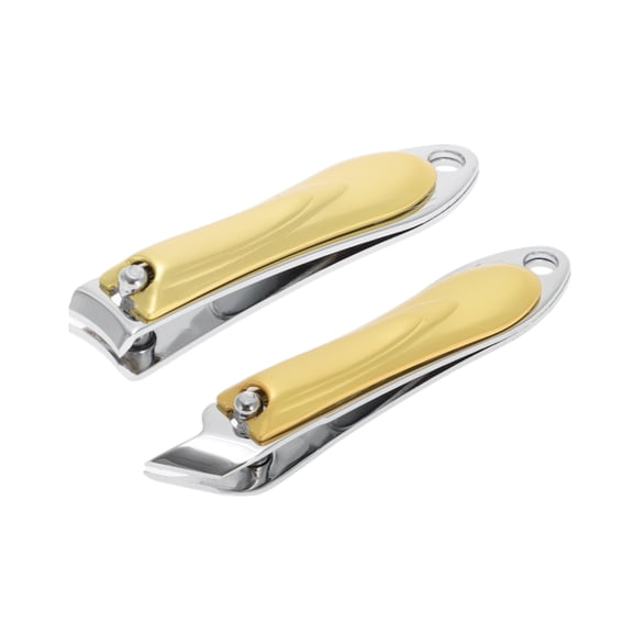 Unique Bargains 1 Set Nail Clippers Set Toenail Clippers Gold