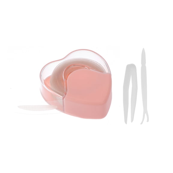 Unique Bargains 1 Set Natural Lace Eyelid Tape for Dating Shopping Skin Color Synthetic Fiber