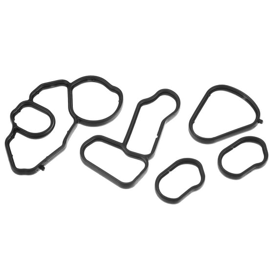 Unique Bargains 1 Set No.11427625484/11427625485 Oil Cooler Gasket for BMW 328d 2014-2018 Oil Filter Adapter Gasket
