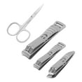 thumbnail image 1 of Unique Bargains 1 Set Portable Laugh Face Nail Clipper Kit for Women for Men Silver Tone, 1 of 7