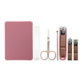 thumbnail image 1 of Unique Bargains 1 Set Portable Nail Clippers Set Toenail Clippers Rose Gold Tone, 1 of 7