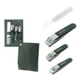 thumbnail image 1 of Unique Bargains 1 Set Portable Rotation Nail Clipper Kit for Women for Men Green, 1 of 7