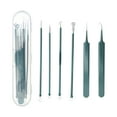 thumbnail image 1 of Unique Bargains 1 Set Professional Pimple Extractor Tool Set Blackish Green, 1 of 7