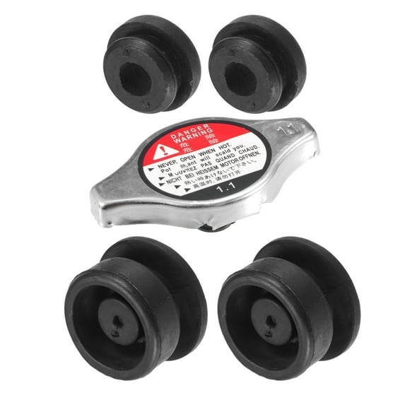 Unique Bargains 1 Set Radiator Mount Insulator for Honda Accord Crosstour 2010 2011 No.74172SM4970/74173SJ4000