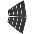 thumbnail image 1 of Unique Bargains 1 Set Rear Side Window Louvers Vent Cover for Hyundai Elantra ABS Black, 1 of 6