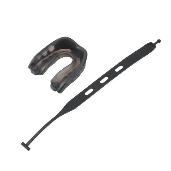 Unique Bargains 1 Set Removable Mouthguard Black EVA
