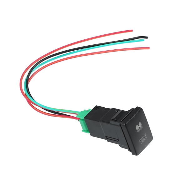 Unique Bargains Reverse Lights Push Button Switch with Wire for Toyota Landcruiser 4Runner Interior LED Blue