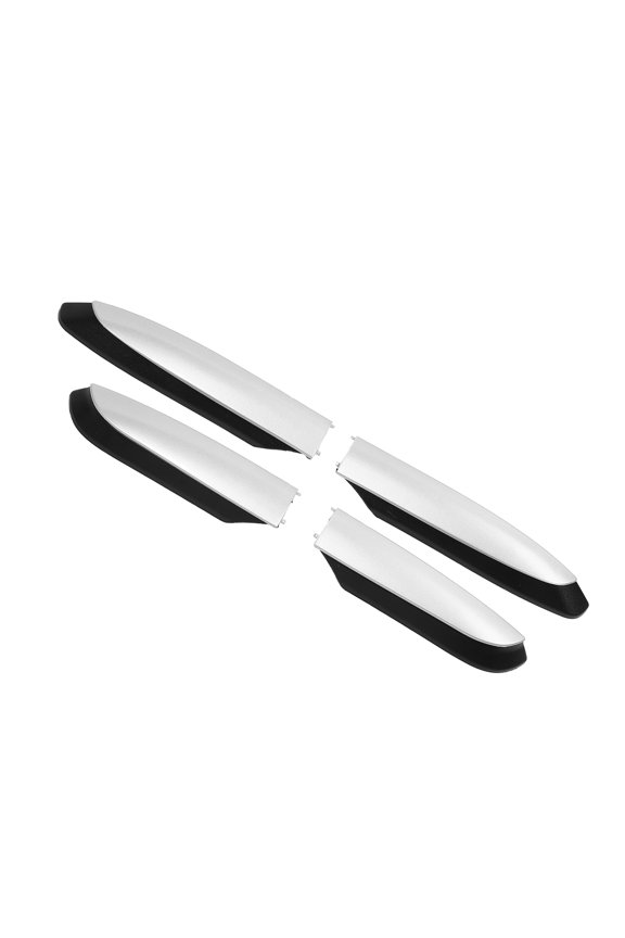 1 Set Roof Rack Rail Cover End Protection Exterior Cover Shell Cap for Toyota RAV4 2013-2018 Silver Tone