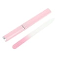 thumbnail image 1 of Unique Bargains 1 Set Round Head Glass Multifunctional Nail File Manicure Tool with Tube Case Pink, 1 of 7