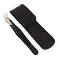 thumbnail image 1 of Unique Bargains 1 Set Round Head Nose Hair Tweezers Nose Hair Trimming Tweezers Black 3.31"x0.35" Eyebrow Clippers, 1 of 5