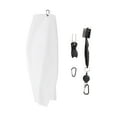 thumbnail image 1 of Unique Bargains 1 Set Soft Golf Towel with Cleaning Brush Ball Fork 15.75"x23.62" White, 1 of 6