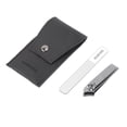thumbnail image 1 of Unique Bargains 1 Set Stripe Pattern Nail Clippers Toenail Clippers Silver Tone, 1 of 7