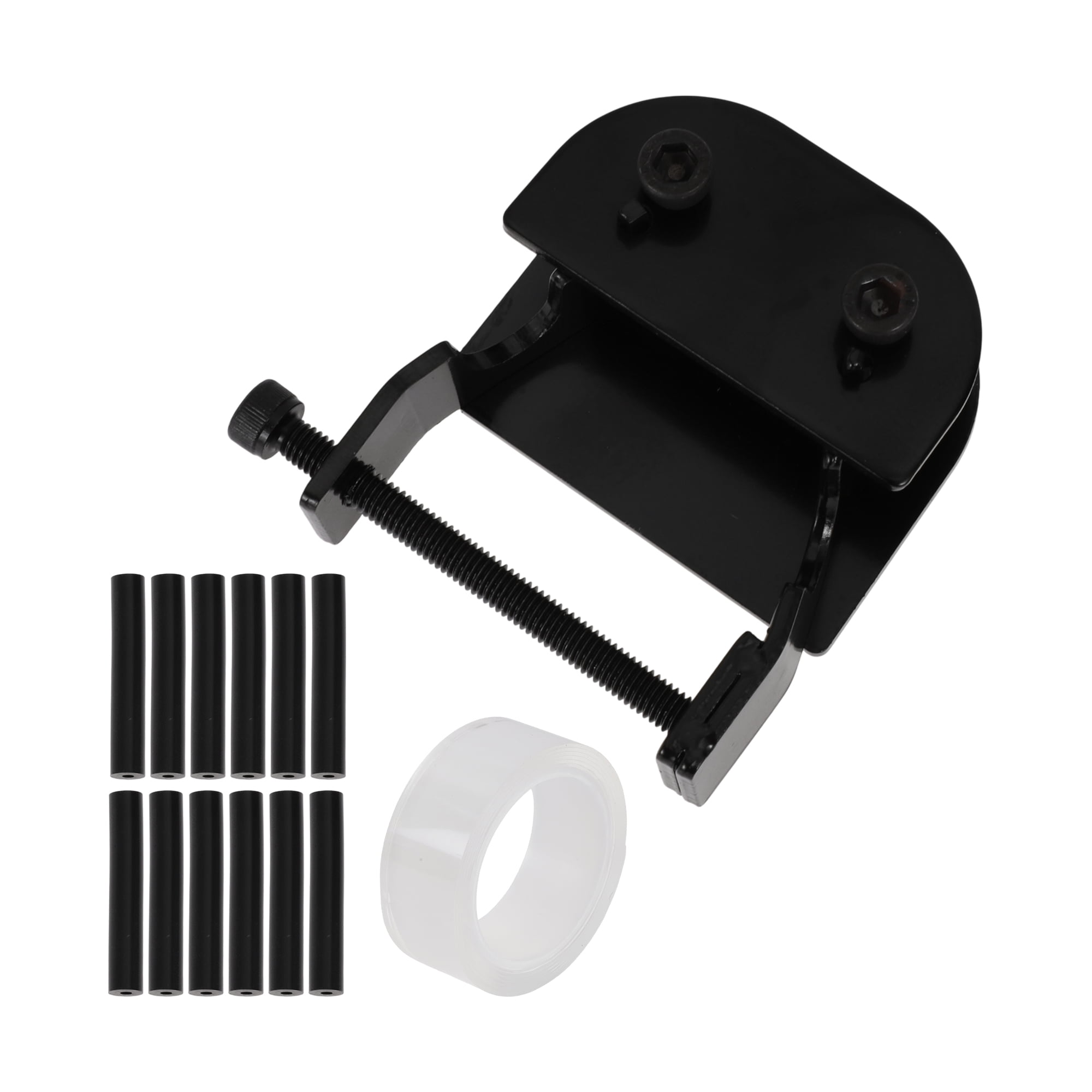 Unique Bargains 1 Set Sun Visor Repair Kit for Jeep Wrangler Jk 2007-2017 Metal Black Sun Visor Clip Replacement Fix