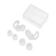 thumbnail image 1 of Unique Bargains 1 Set Swimming Ear Plugs Fishtail Soundproofing Waterproof Ear Protection White, 1 of 5