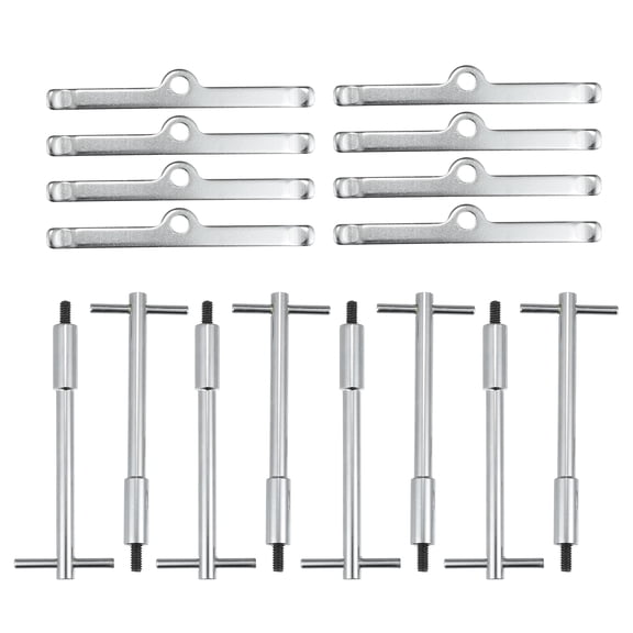 Unique Bargains 1 Set T-Shape Valve Cover Bolts Hold Down Kits for Chevy SBC 265 283 302 305 307 327 350 400