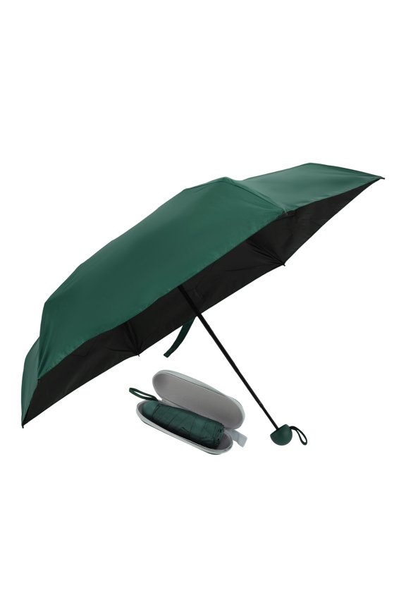 1 Set Travel umbrella Capsule Umbrella Dark Green