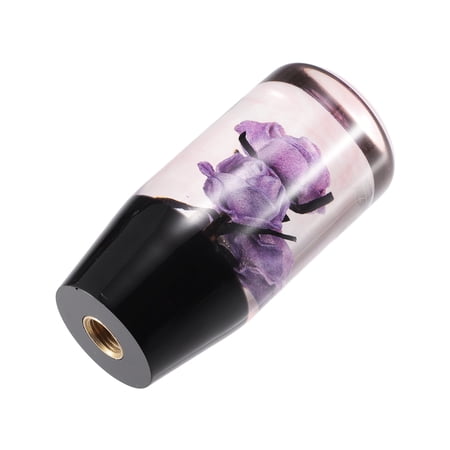Unique Bargains Universal Car Gear Shift Knob, Manual Automatic Stick Gear Shifter Knob, Acrylic, 1 Set Purple 10cm
