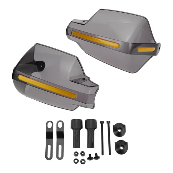 Unique Bargains 1 Set Universal Hand Guard Motorcycles Knuckle Guard Protector Black Plastic