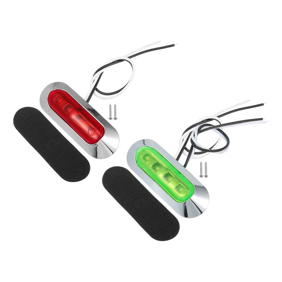 Unique Bargains 1 Set Universal Interior Boat Navigation Lights Marine Boat Lights for Boat Bow Stern Kayak Yacht