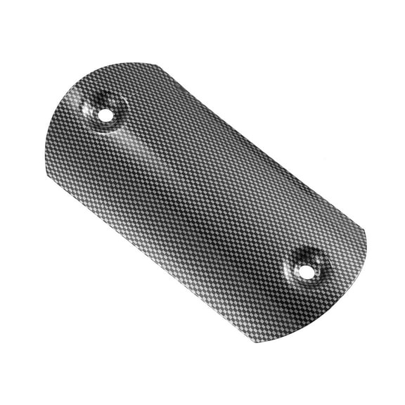 Unique Bargains 1 Set Universal Motorbike ATV 5.63'' Exhaust Muffler Pipe Heat Shield Cover Guard Protector Black