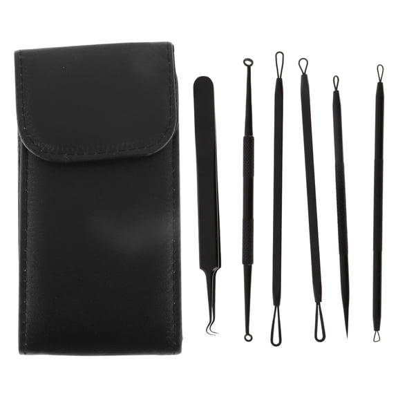 Unique Bargains 1 Set Upgraded Version Pimple Remover Tool Kit Silver Tone