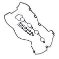 thumbnail image 1 of Unique Bargains 1 Set VS50769R Engine Valve Cover Gasket for Saturn Aura 2008-2009 for Chevrolet HHR 2006-2011, 1 of 6