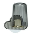 thumbnail image 1 of Unique Bargains 1 Set Wall Mounted Toothbrush Holder with Cup for Bathrooms Gray 4.33"x2.56", 1 of 7