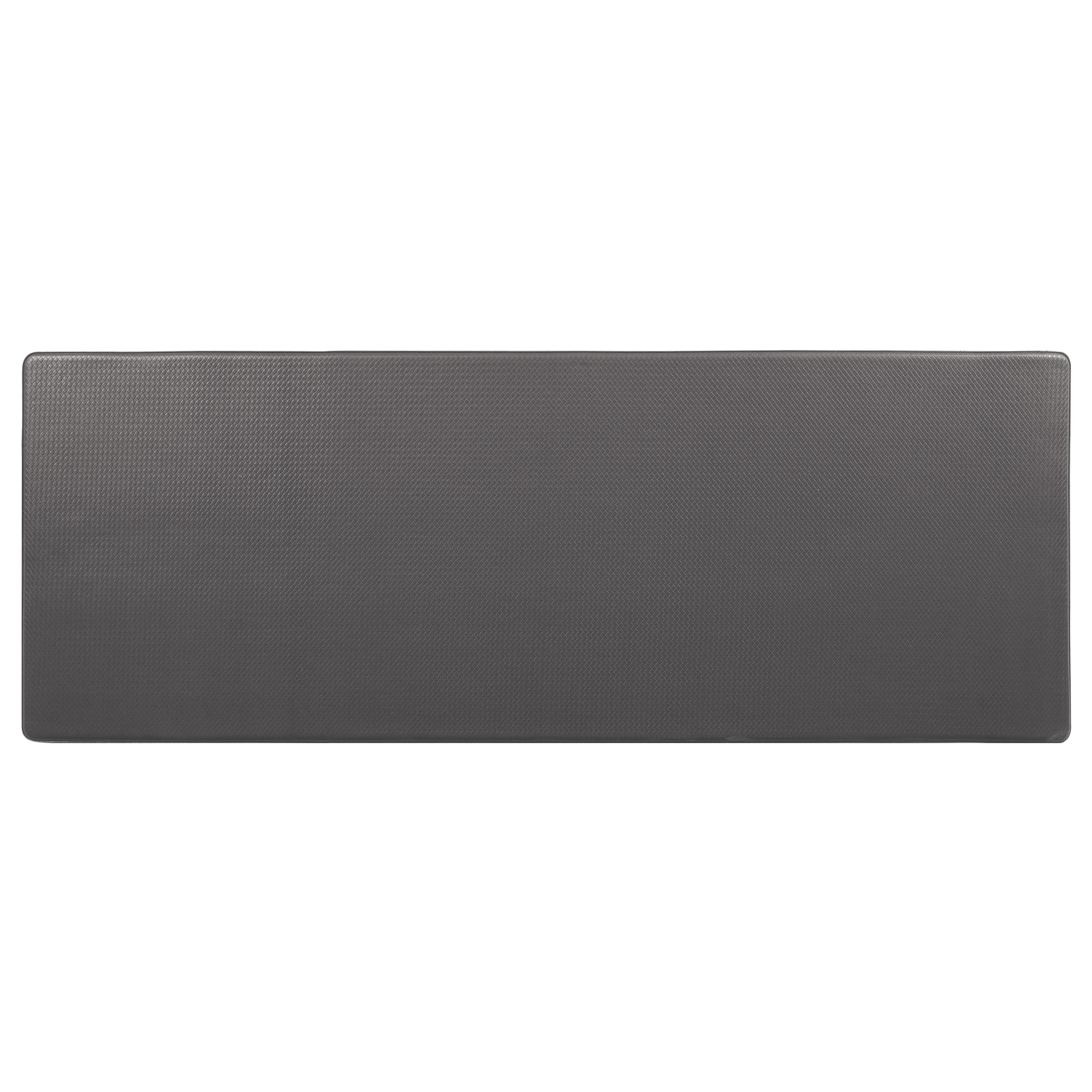 Unique Bargains 1 pcs Kitchen Runner Rug Waterproof Solid Color Kitchen Mat Grey 18" x 47"