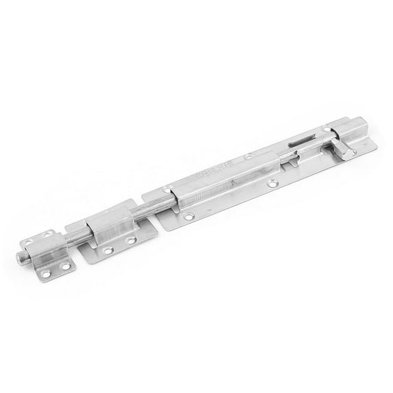 Unique Bargains 10" Long Stainless Steel Door Security Latch Sliding Lock Bolt