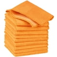 thumbnail image 1 of Unique Bargains 10 Pack Kitchen Washcloths Absorbent Microfiber Quick Dry Orange, 1 of 7
