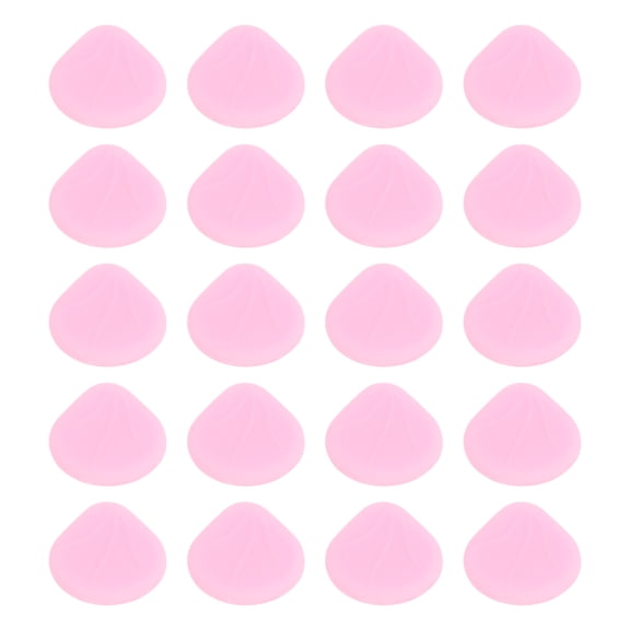 Unique Bargains 10 Pair Eyeglass Temple Tips Shell Pattern Anti-slip Ear Hooks 0.55" L Pink