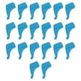 thumbnail image 1 of Unique Bargains 10 Pair Eyeglass Temple Tips Small Ear Hook Pattern Anti-slip Ear Hooks 0.75"x0.71"x0.08" Light Blue, 1 of 5