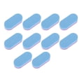 thumbnail image 1 of Unique Bargains 10 Pcs 2-Layer Sponge Multifunctional Nail File Manicure Tool Blue Purple, 1 of 7