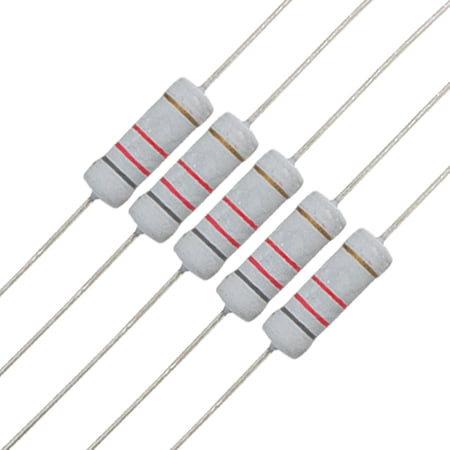 Unique Bargains 10 Pcs 3W 500V 8.2K Ohm Axial Metal Oxide Film Resistors