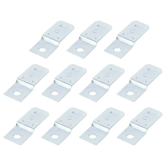 Unique Bargains 10 Pcs 5mm Hole Diameter Silver Tone Automotive Relay Bracket Replacement
